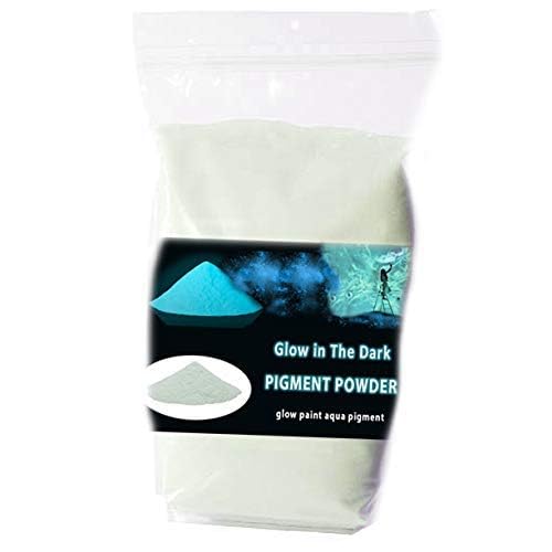 Procart Glow in The Dark Pigment Phosphorescent Glow Powder 3.52 Ounce (100 g) Water Based (Green) (Aqua-Turquoise) - Image 2